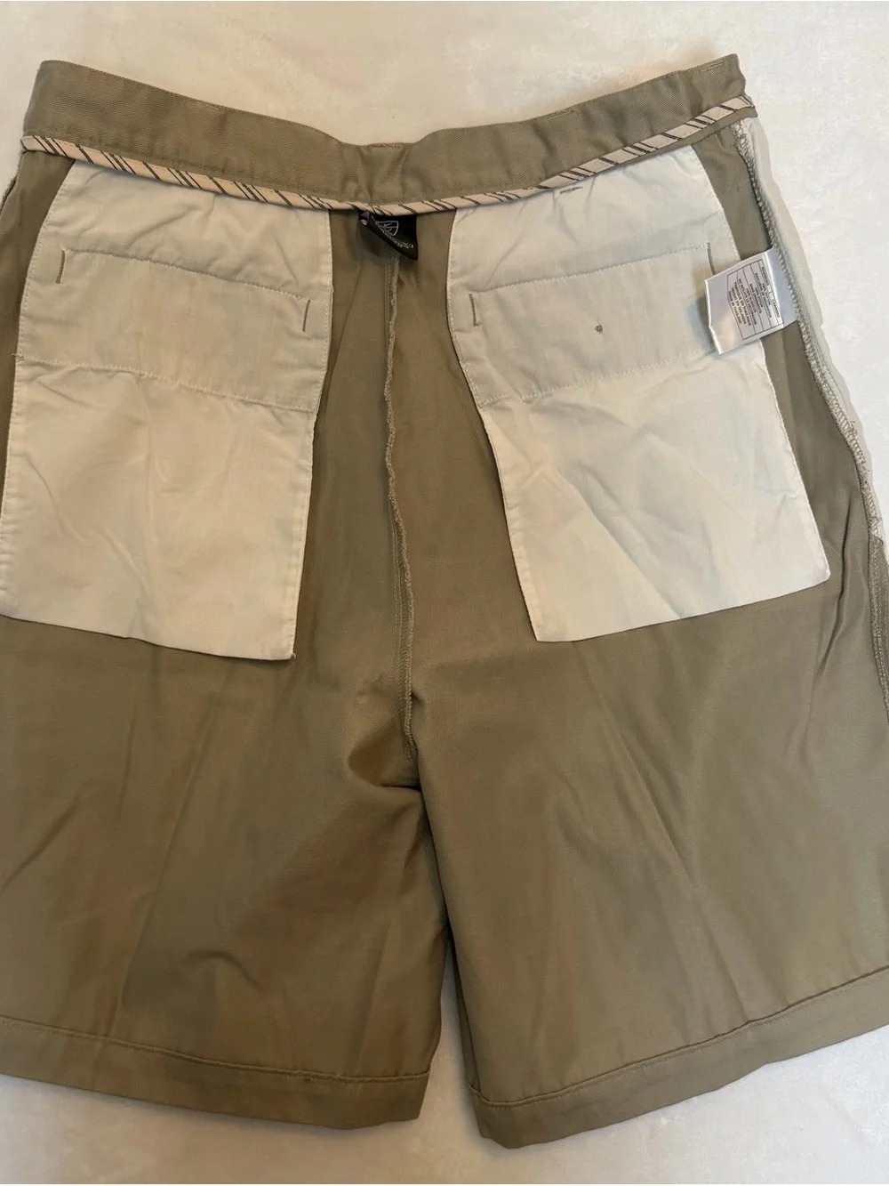 Nike Golf Men's Khaki Chino Shorts Size 34 M Swoosh